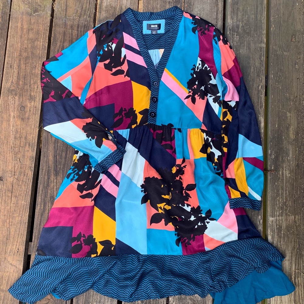 Anthropologie Maeve Drop Waist Dress